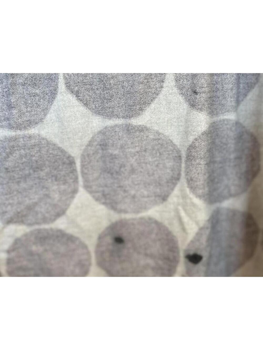 Marimekko Uniqlo Long Sleeve Flannel Shirt Dress Women’s XS Green/Black Circles - Picture 5 of 8